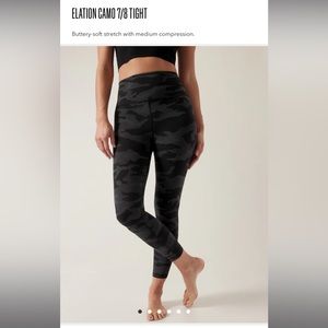 Athleta Elation Camo 7/8 legging